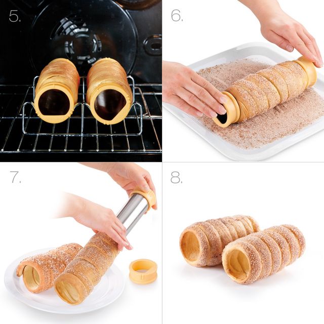 DELÍCIA 2 db-os hagyományos kürtőskalács sütőforma