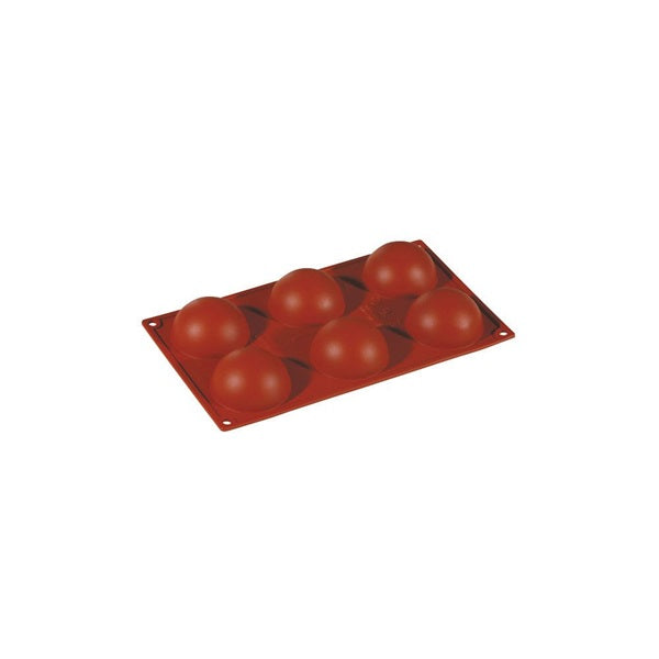 Pavoni szilikon forma félgömb 2*3 db 7*3,5 cm