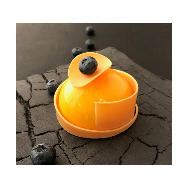 Pavoni szilikon forma félgömb 2*3 db 7*3,5 cm