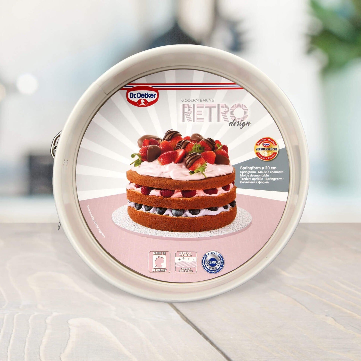 DR OETKER Kerek tortaforma 20 cm Modern Baking Retro Design